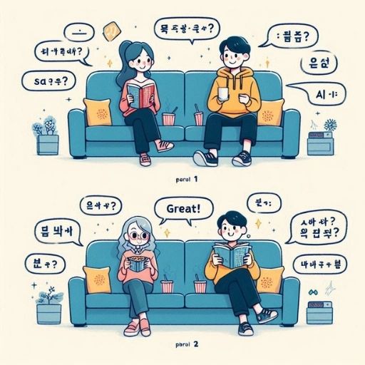 So sánh sắc thái đuôi câu 을 까요 và 읍시다 ㅂ시다 tiếng Hàn.