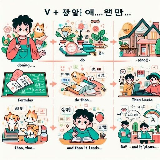 Infographic: Phân Biệt V + -다가, -고, -(으)면서 (Nối Câu Hành Động & Chuyển Đổi)