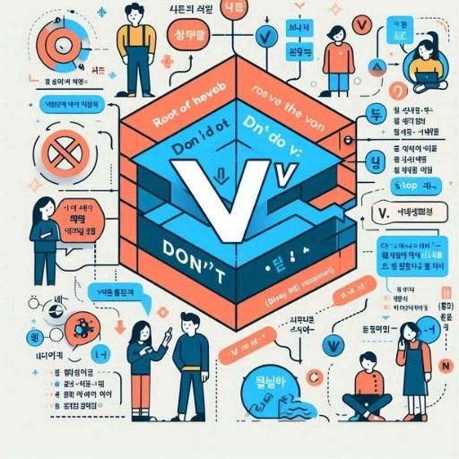 Biểu đồ so sánh các mức độ cấm đoán và được phép trong tiếng Hàn: 지 마세요, 지 마십시오, 지 마, (으)면 안 돼요, (으)면 안 됩니다, (으)면 돼요
