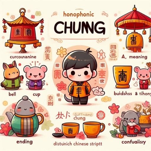 Chữ Chung Trong Tiếng Hán: Giải Mã Các Ký Tự Đồng Âm, Ý Nghĩa và Văn Hóa 1 Hình ảnh minh họa Khám phá các chữ Hán đồng âm "Chung" (鐘, 鍾, 終)