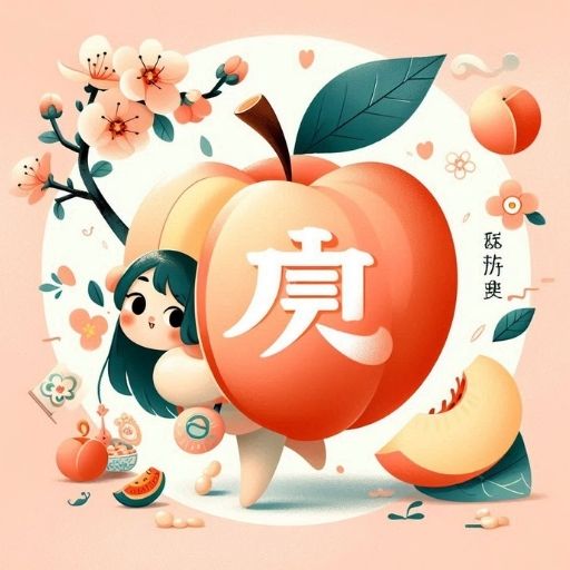 Hình ảnh minh họa :Khám phá chữ Đào (桃 / Táo / Đào) trong tiếng Hán