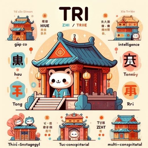 Chữ Trí (智 / Zhì) trong Tiếng Hán: Từ Khái Niệm "Biết" đến Tuệ Giác và Triết Lý Sâu Sắc 1 Khám phá chữ Trí (智 / Zhì) trong tiếng Hán
