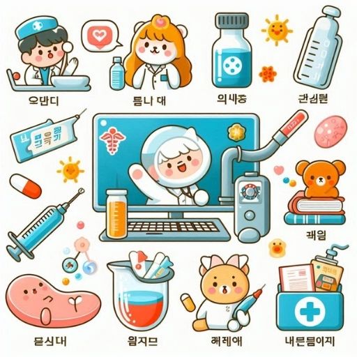 Hình ảnh minh họa Từ Vựng Tiếng Hàn Về Bệnh Viện
