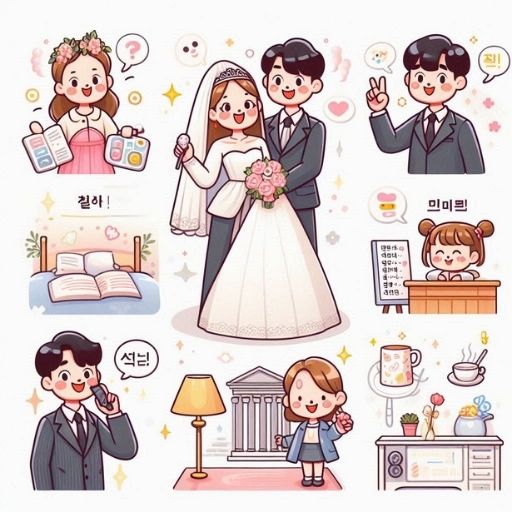 Từ Vựng Tiếng Hàn Về Đám Cưới Hàn Quốc 1 Từ Vựng Tiếng Hàn Về Đám Cưới Hàn Quốc