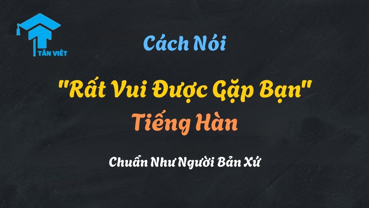 Cách nói "Rất vui được gặp bạn" tiếng Hàn, minh họa bằng hình ảnh hai người cúi chào nhau lịch sự theo văn hóa Hàn Quốc.