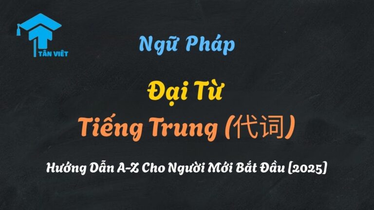 Đại Từ Tiếng Trung (代词) Toàn Tập: Hướng Dẫn A-Z Cho Người Mới Bắt Đầu [2025]