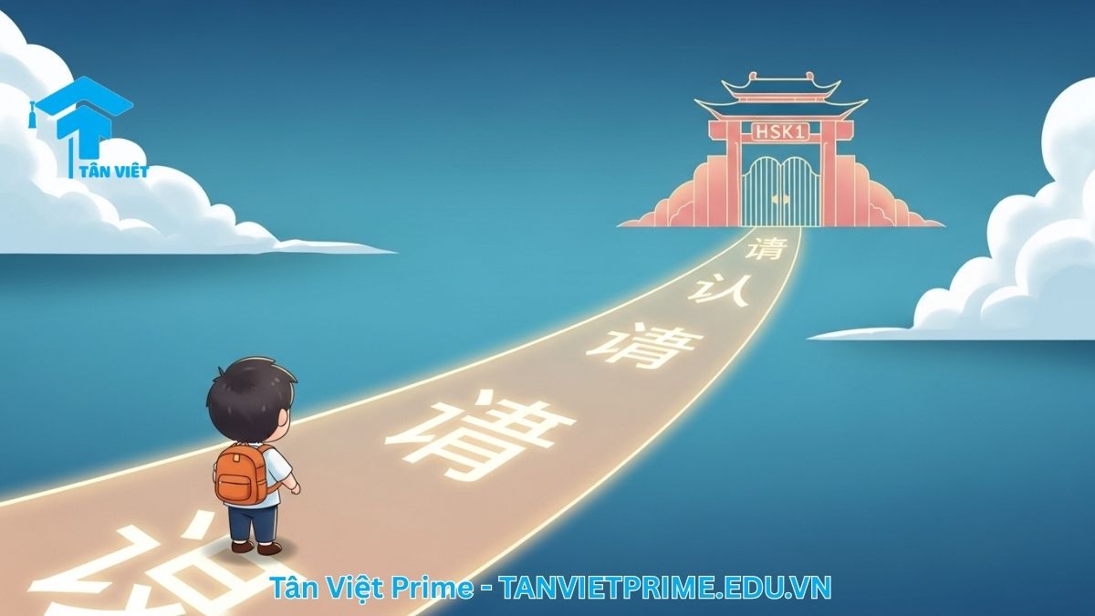 HSK 1 chính là bước chân đầu tiên trên hành trình chinh phục tiếng Trung. 500 từ vựng này sẽ là nền tảng vững chắc cho bạn.