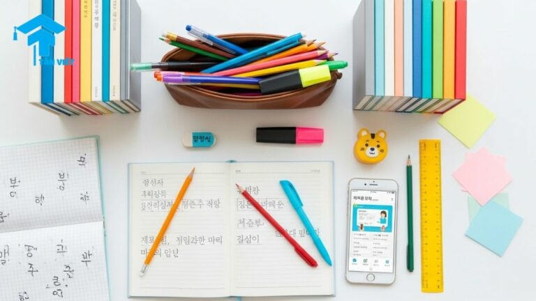 Từ Vựng Tiếng Hàn về Dụng Cụ Học Tập: Tổng Hợp A-Z (Kèm Ví Dụ)