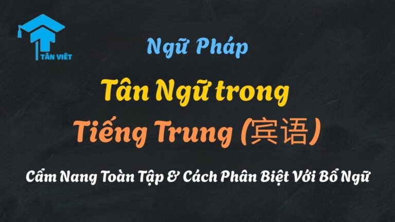 Tân Ngữ trong Tiếng Trung (宾语): Cẩm Nang Toàn Tập & Cách Phân Biệt Với Bổ Ngữ