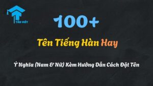 Cẩm nang hướng dẫn cách đặt tên tiếng Hàn hay cho nam và nữ, với hình ảnh minh họa một cuốn sổ ghi chép các ký tự Hangul đẹp mắt.