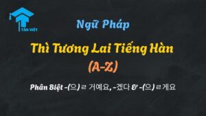 Sơ đồ phân biệt thì tương lai tiếng Hàn: cách dùng chi tiết -(으)ㄹ 거예요, -겠다, và -(으)ㄹ게요