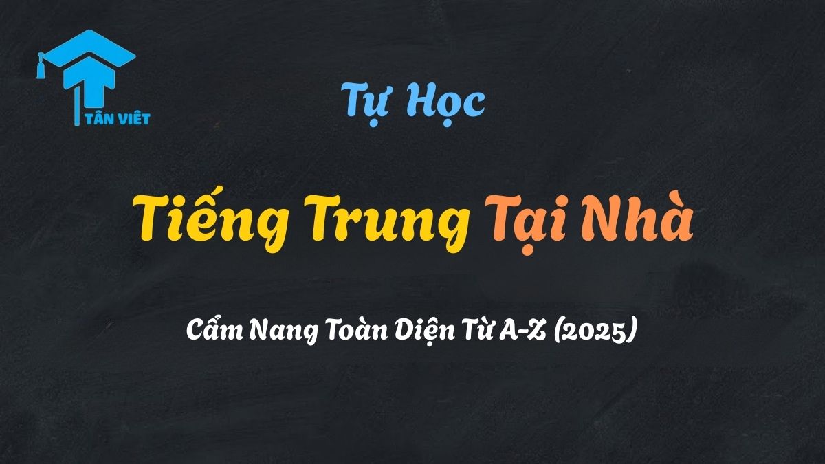 Tự Học Tiếng Trung Tại Nhà: Cẩm Nang Toàn Diện Từ A-Z (2025) 1 Một người đang tự học tiếng Trung tại nhà với quyết tâm, sử dụng giáo trình Hán Ngữ và các tài liệu học tập để chinh phục ngôn ngữ.