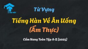 Tổng hợp các món ăn Hàn Quốc đặc trưng như Bibimbap, canh Kimchi và thịt nướng Bulgogi, minh họa cho bài viết từ vựng tiếng Hàn về ăn uống của Tân Việt Prime.