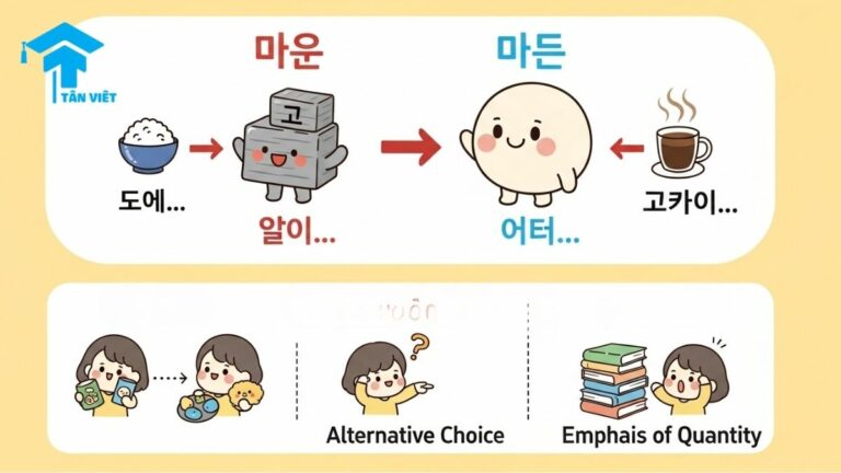 Ngữ pháp N + (이)나: Toàn Tập 3+ Cách Dùng “Hoặc”, “Đến Tận” & Phân Biệt Với -거나