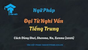 Tổng hợp cách dùng đại từ nghi vấn tiếng Trung Shei, Shenme, Na, Zenme từ A-Z - Tân Việt Prime.