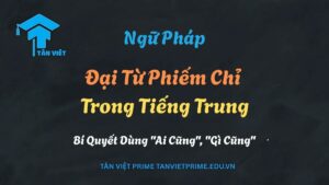 Hướng dẫn cách dùng Đại từ phiếm chỉ trong tiếng Trung (Shenme, Shei) chuẩn bản xứ - Thầy Trần Văn Hùng Tân Việt Prime.