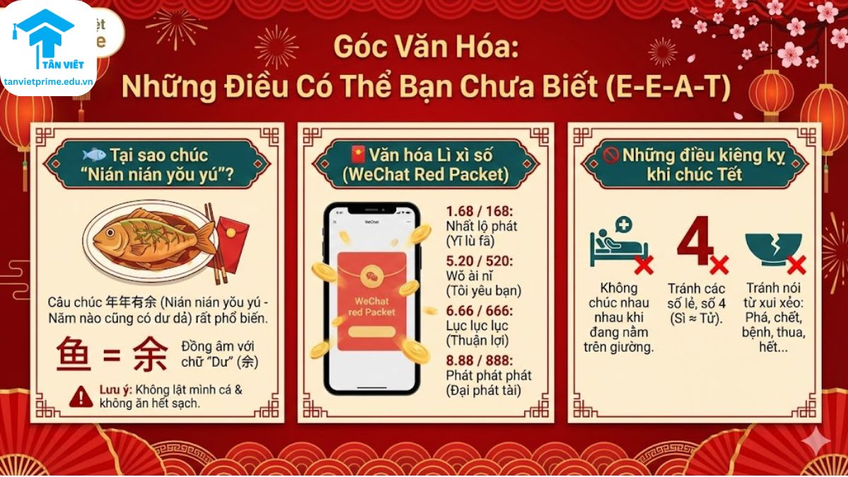 Chúc Mừng Năm Mới Tiếng Trung 2026: 100+ Câu Chúc Hay & Mẫu Email A-Z 6 Góc Văn Hóa Những Điều Có Thể Bạn Chưa Biết